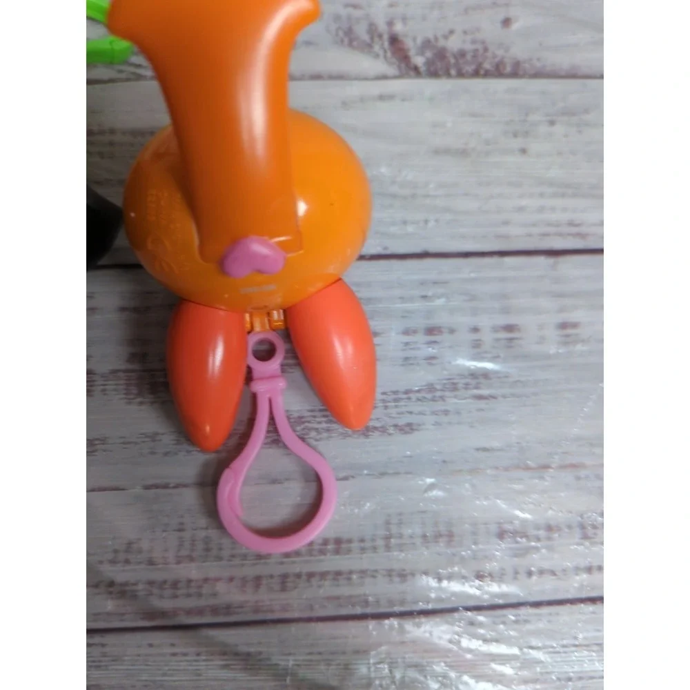 Powerpuff Flick Reveal Girls Keychains Cartoon Network Lot 2 Blossom/Buttercup